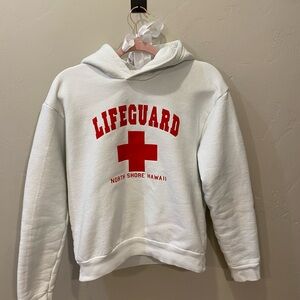 heavy weight life guard hoodie from island of oahu